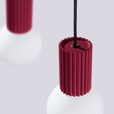 Sollux Lighting Lampa wisząca HALO 2L burgund