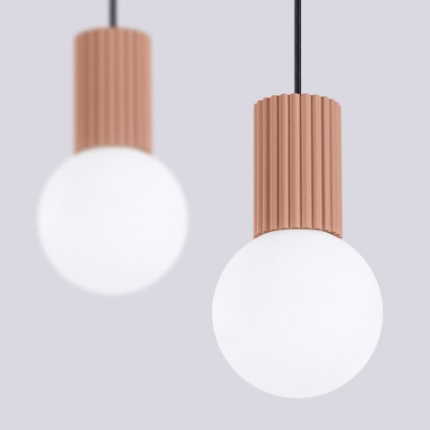 Sollux Lighting Lampa wisząca HALO 2L mocca