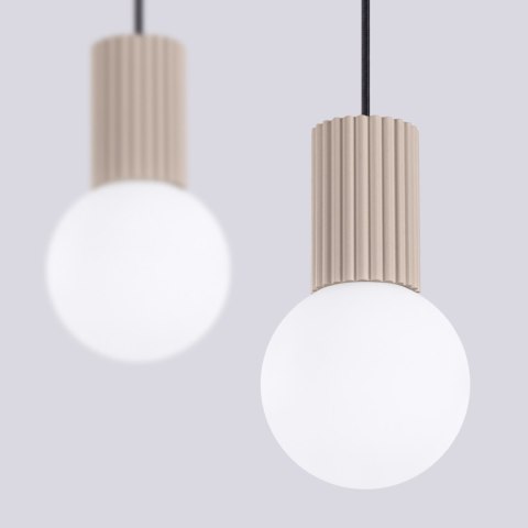 Sollux Lighting Lampa wisząca HALO 2L taupe