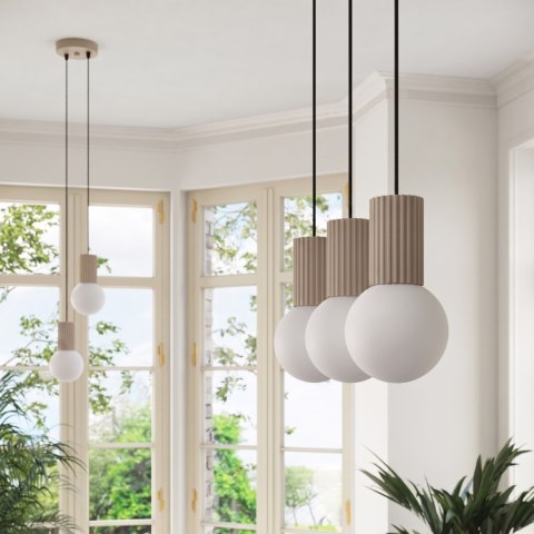 Sollux Lighting Lampa wisząca HALO 2L taupe