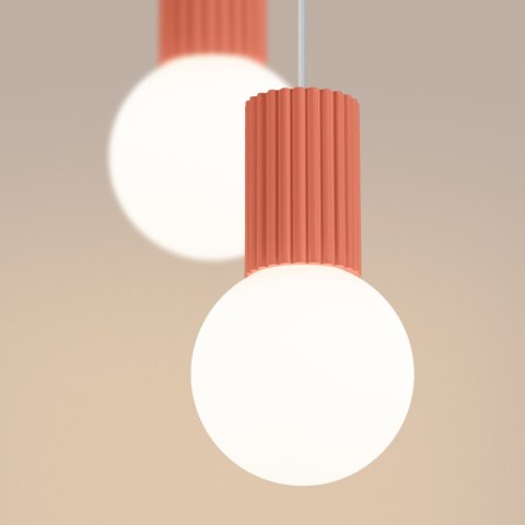 Sollux Lighting Lampa wisząca HALO 2P brzoskwiniowa