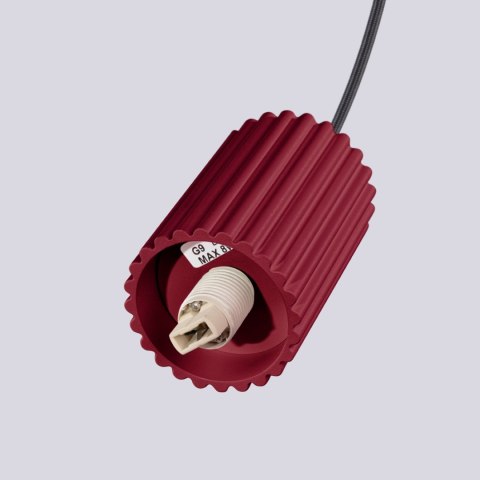 Sollux Lighting Lampa wisząca HALO 2P burgund