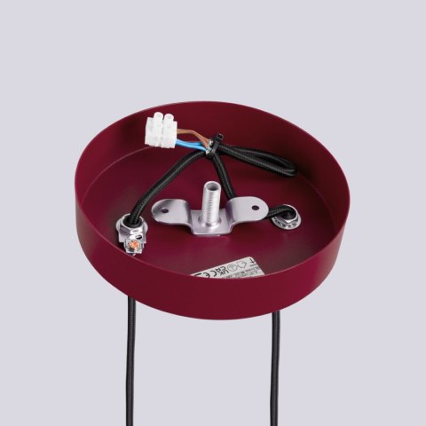 Sollux Lighting Lampa wisząca HALO 2P burgund