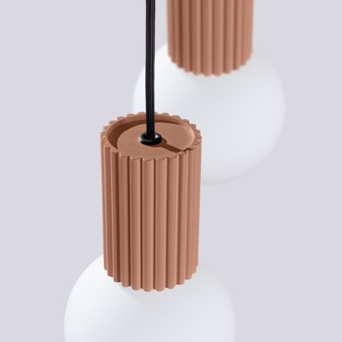 Sollux Lighting Lampa wisząca HALO 2P mocca