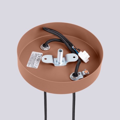 Sollux Lighting Lampa wisząca HALO 2P mocca