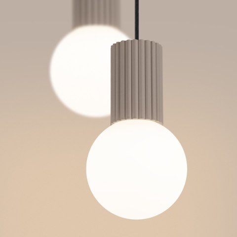 Sollux Lighting Lampa wisząca HALO 2P taupe