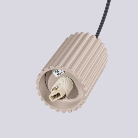 Sollux Lighting Lampa wisząca HALO 2P taupe