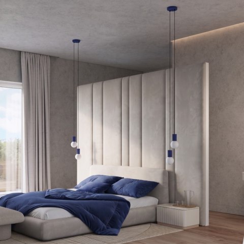 Sollux Lighting Lampa wisząca HALO 2P ultramaryna