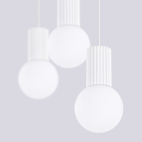 Sollux Lighting Lampa wisząca HALO 3L biała