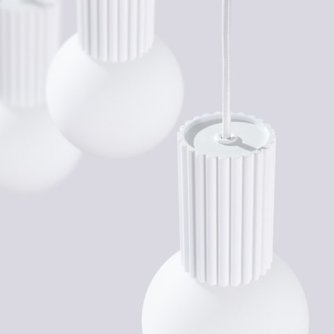 Sollux Lighting Lampa wisząca HALO 3L biała