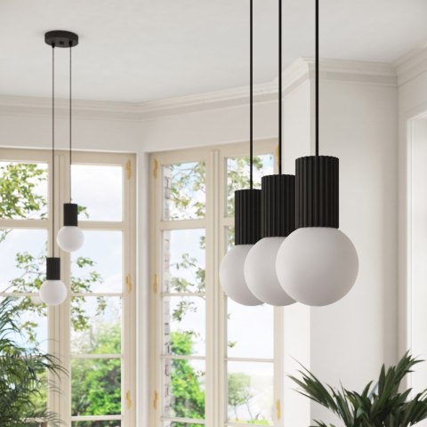 Sollux Lighting Lampa wisząca HALO 3L czarna