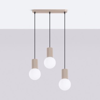 Sollux Lighting Lampa wisząca HALO 3L taupe