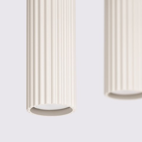 Sollux Lighting Lampa wisząca KARBON 4L beżowy
