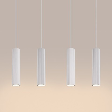 Sollux Lighting Lampa wisząca KARBON 4L biały
