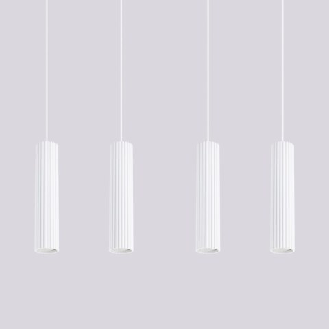 Sollux Lighting Lampa wisząca KARBON 4L biały