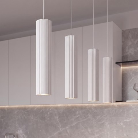 Sollux Lighting Lampa wisząca KARBON 4L biały