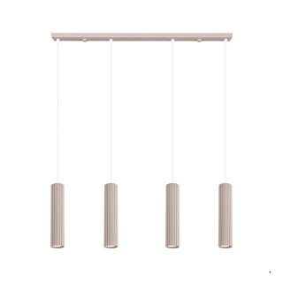 Sollux Lighting Lampa wisząca KARBON 4L taupe