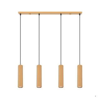 Sollux Lighting Lampa wisząca KARBON 4L złoty