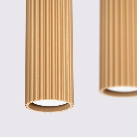 Sollux Lighting Lampa wisząca KARBON 4L złoty