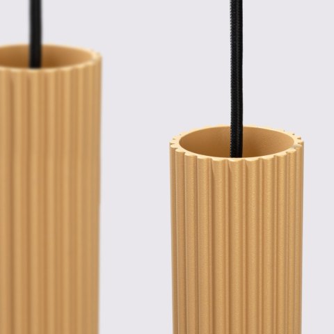 Sollux Lighting Lampa wisząca KARBON 4L złoty