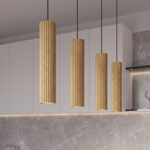 Sollux Lighting Lampa wisząca KARBON 4L złoty