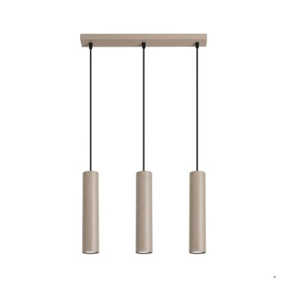 Sollux Lighting Lampa wisząca LAGOS 3L taupe