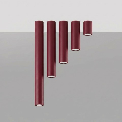 Sollux Lighting Plafon LAGOS 10 burgund