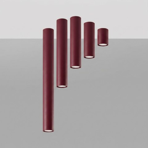 Sollux Lighting Plafon LAGOS 10 burgund