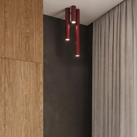 Sollux Lighting Plafon LAGOS 10 burgund