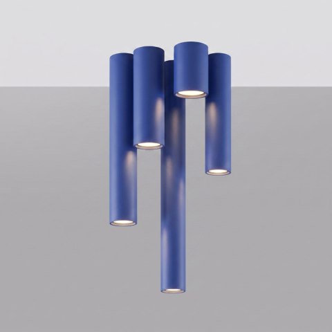 Sollux Lighting Plafon LAGOS 10 ultramaryna