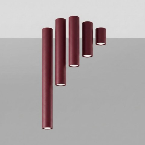 Sollux Lighting Plafon LAGOS 20 burgund