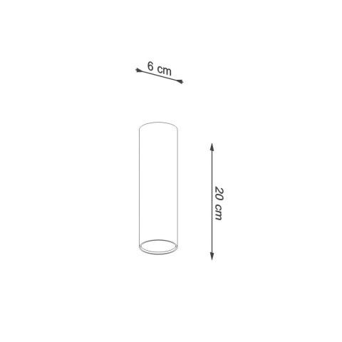 Sollux Lighting Plafon LAGOS 20 burgund