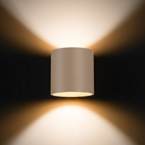Sollux Lighting Kinkiet ORBIS 1 taupe