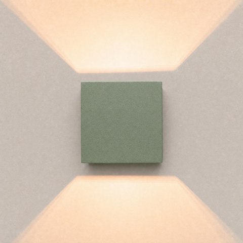 Sollux Lighting Kinkiet QUAD 1 zielona oliwka