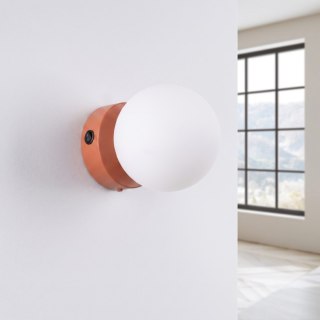 Sollux Lighting Kinkiet YOLI 1 ochra czerwona z włącznikiem