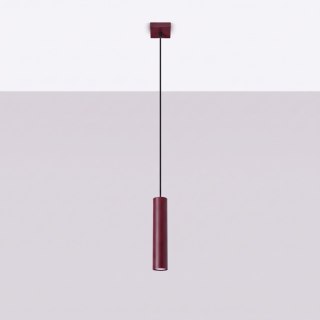 Sollux Lighting Lampa wisząca LAGOS 1 burgund