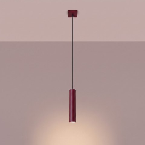 Sollux Lighting Lampa wisząca LAGOS 1 burgund