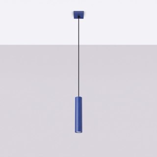 Sollux Lighting Lampa wisząca LAGOS 1 ultramaryna