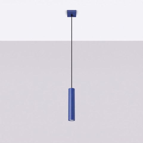 Sollux Lighting Lampa wisząca LAGOS 1 ultramaryna