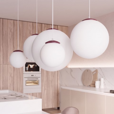 Sollux Lighting Lampa wisząca UGO 20 burgund