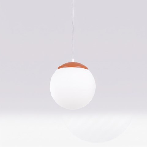 Sollux Lighting Lampa wisząca UGO 20 ochra czerwona
