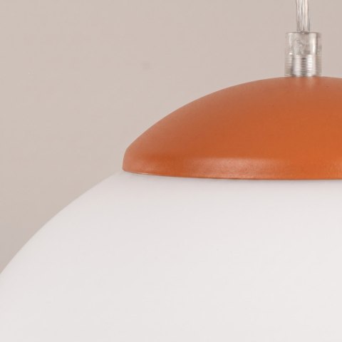 Sollux Lighting Lampa wisząca UGO 20 ochra czerwona