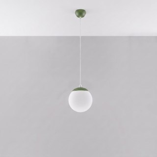Sollux Lighting Lampa wisząca UGO 20 zielona oliwka
