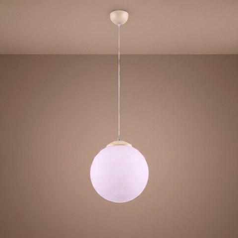 Sollux Lighting Lampa wisząca UGO 30 beżowa