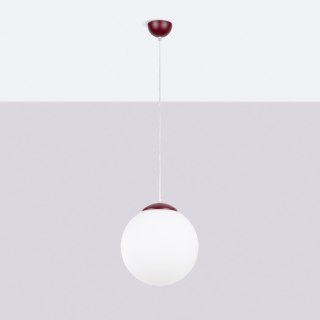 Sollux Lighting Lampa wisząca UGO 30 burgund