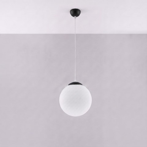 Sollux Lighting Lampa wisząca UGO 30 czarna