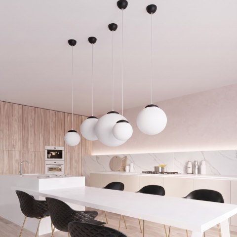Sollux Lighting Lampa wisząca UGO 30 czarna