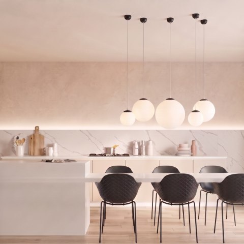 Sollux Lighting Lampa wisząca UGO 30 czarna