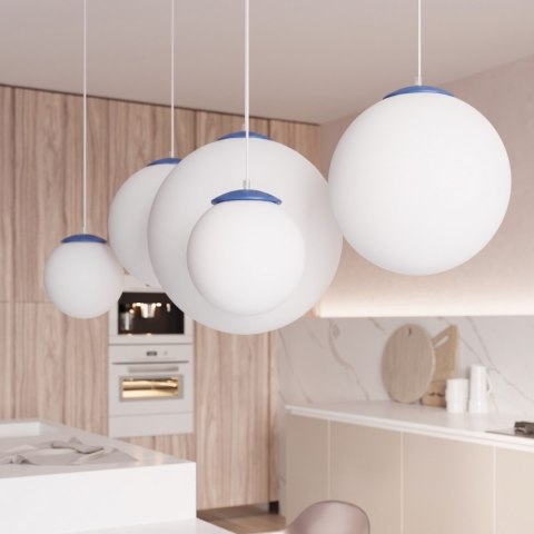 Sollux Lighting Lampa wisząca UGO 30 ultramaryna