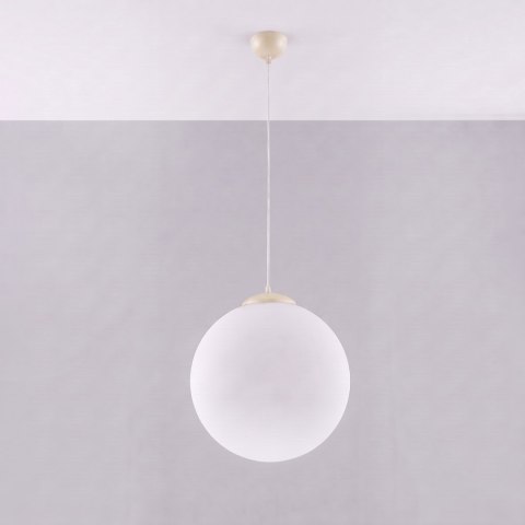 Sollux Lighting Lampa wisząca UGO 40 beżowa